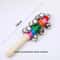 Colorful Rainbow Wooden Hand Bell Stick Rhythm Musical Toy For Kids Party KTV Fun 5