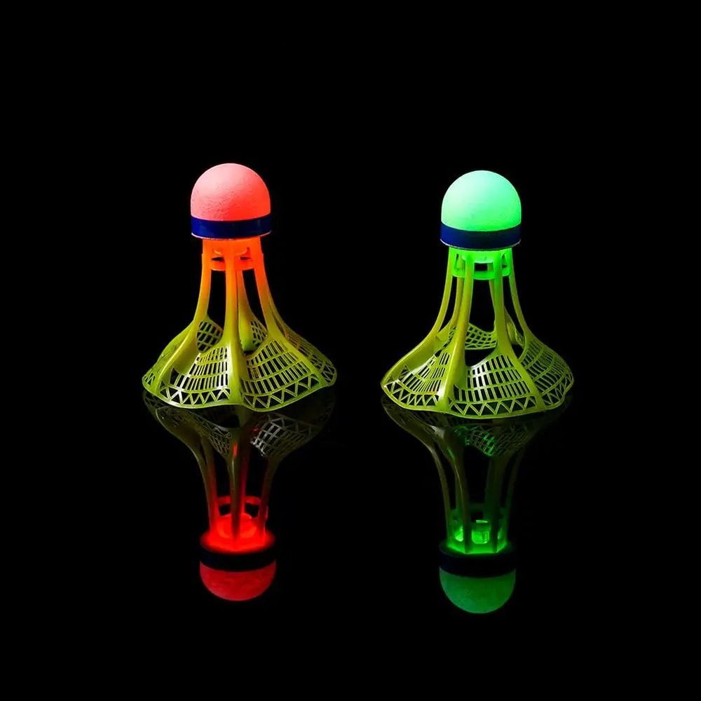 LED Luminous Windproof Badminton Shuttlecock Durable Nylon Glow Shuttle For Night Play 3