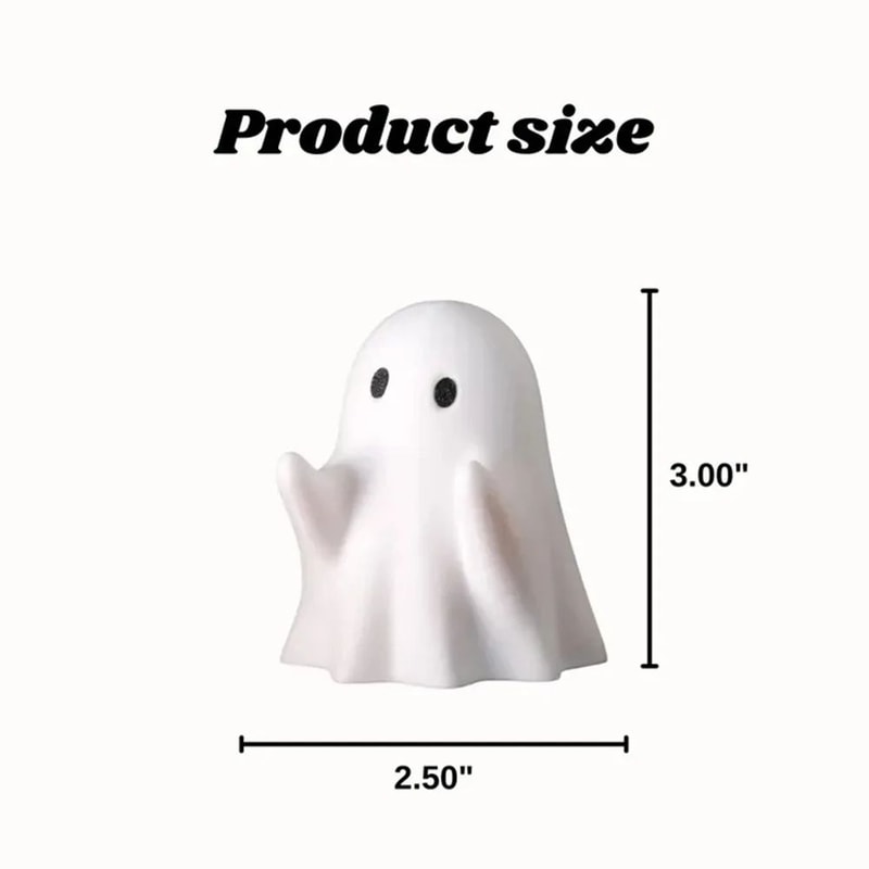 Cute Ghost Pen Holder Funny Halloween Desk Organizer For Office Home 5