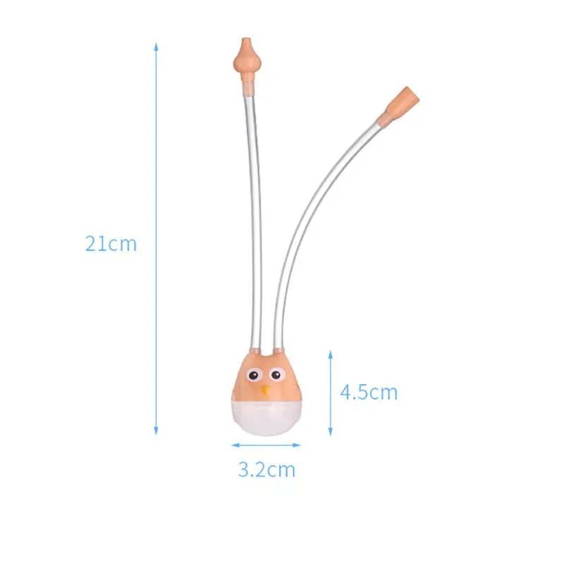 Baby Nasal Aspirator With AntiBackflow Filter Soft Silicone Nose Cleaner For Infants 5