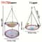 FlowerShaped Hanging Bird Feeder Bird Bath Outdoor Garden Bird Water Tray With Chain 5