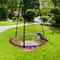 FlowerShaped Hanging Bird Feeder Bird Bath Outdoor Garden Bird Water Tray With Chain 6