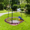 FlowerShaped Hanging Bird Feeder Bird Bath Outdoor Garden Bird Water Tray With Chain 6