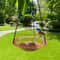 FlowerShaped Hanging Bird Feeder Bird Bath Outdoor Garden Bird Water Tray With Chain 13