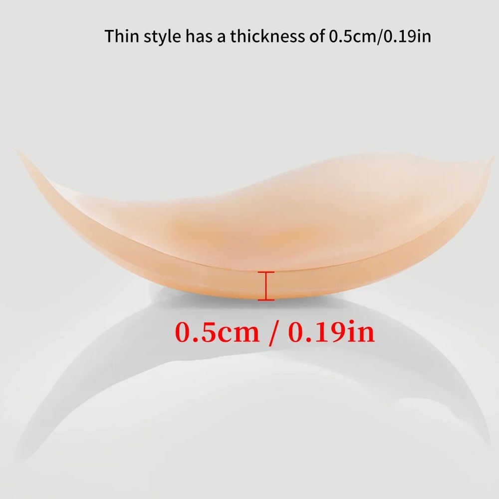 Reusable Silicone SelfAdhesive Breast Lift Patches Invisible Strapless Bra Pads With Front Button 5