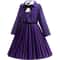 Wednesday Enid Sinclair Girls 2Pcs Cosplay Dress Kids Striped Party Halloween Costume Outfit 5