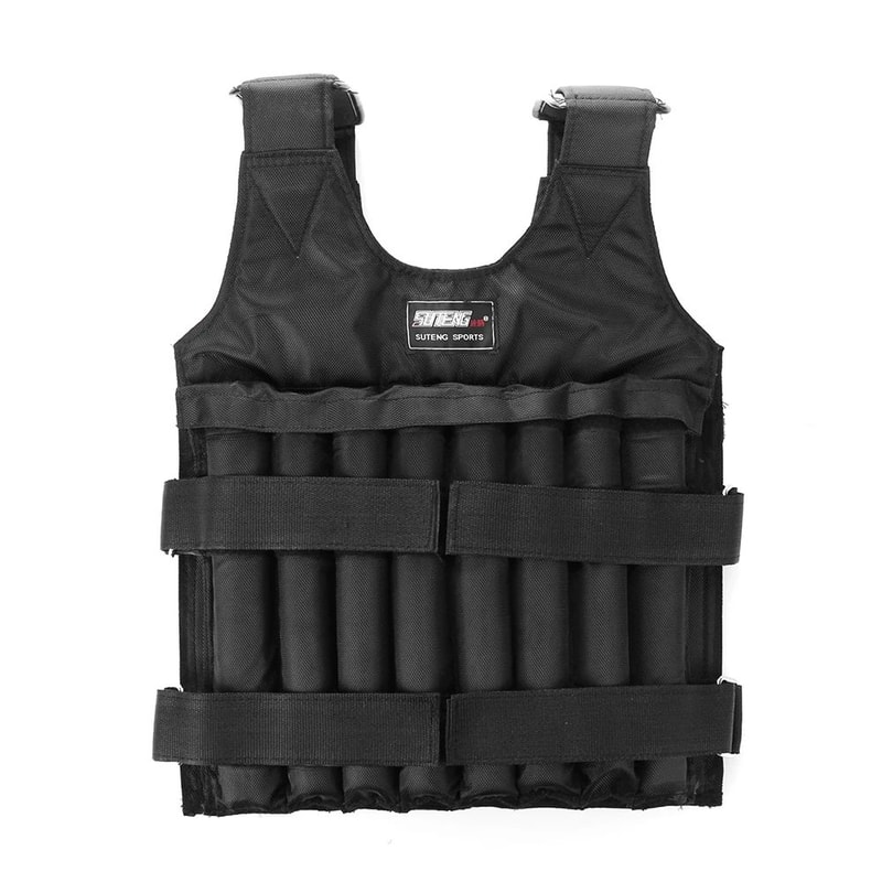 Adjustable Weighted Training Vest For Running Strength Training Heavy Duty Fitness Weight Vest 8