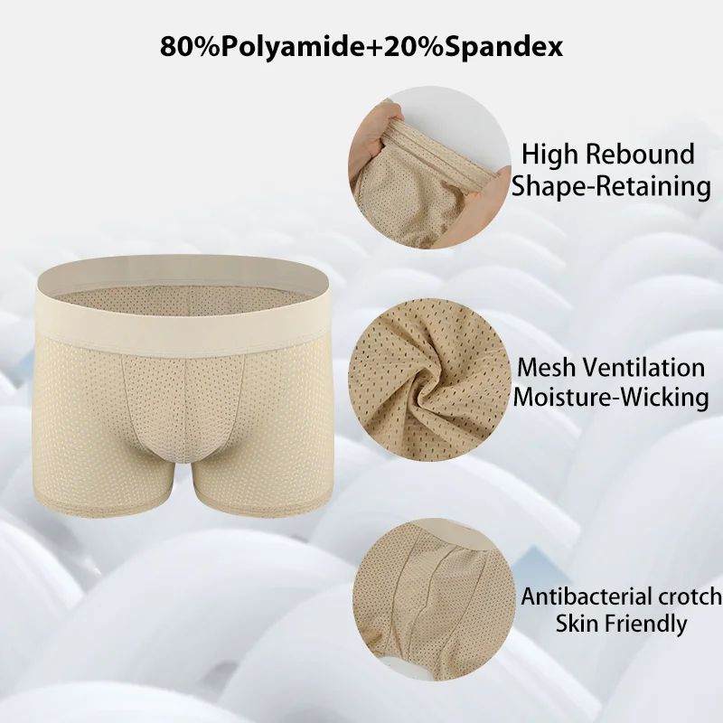 Mens Padded Butt Lifter Boxer Briefs Removable Hip Enhancer Shapewear Underwear 5