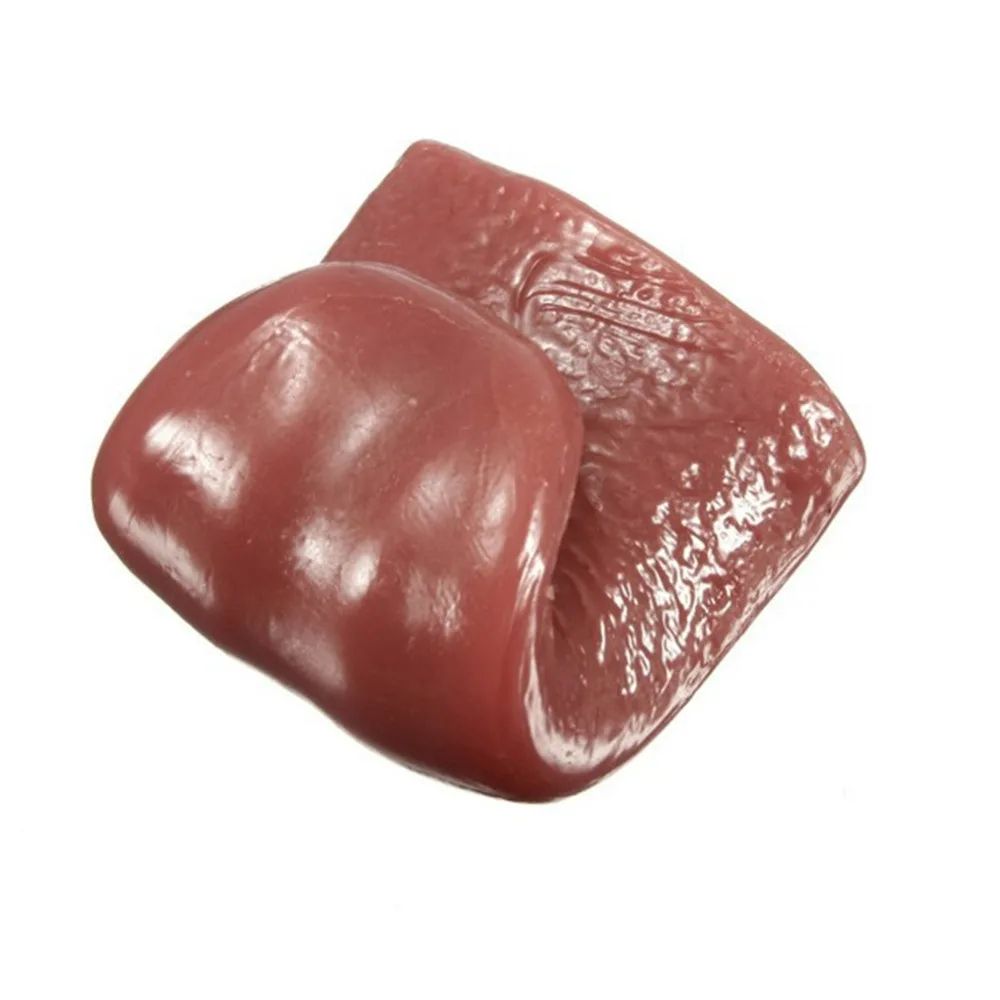 Realistic Magic Trick Fake Tongue Toy Halloween Prank Gag Kids Magic Prop 4