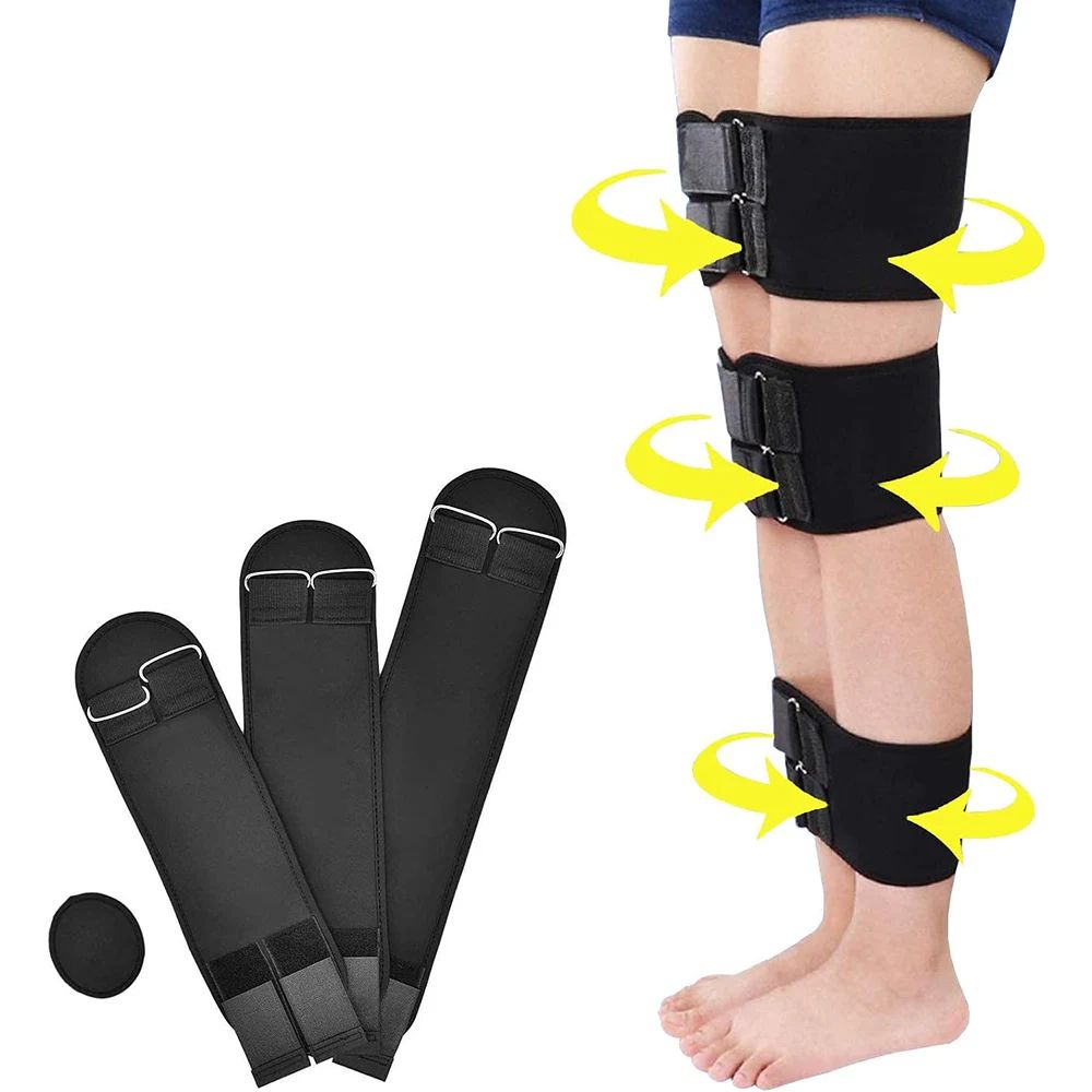 3Piece Leg Posture Corrector Set BowLeg KnockKnee Alignment Correction Bands 3