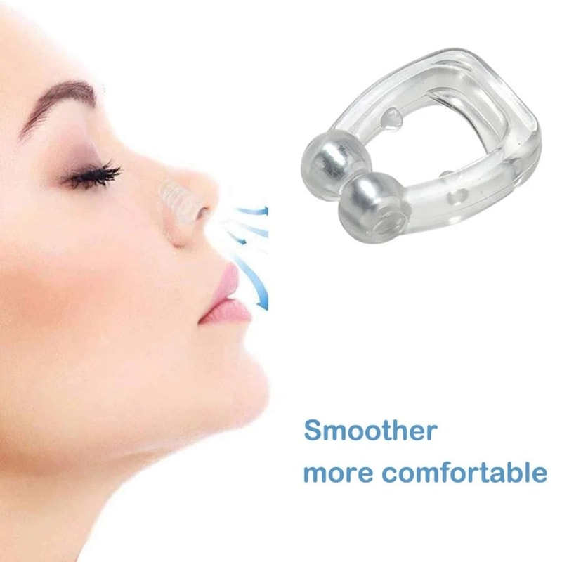 AntiSnoring Nose Clip Sleep Aid Comfortable Snore Reduction Nasal Device For Quiet Sleep 1