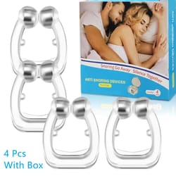 anti-snoring nose clip sleep aid – comfortable snore reduction nasal device for quiet sleep