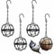Metal Suet Ball Bird Feeder With Hanging Chain SquirrelResistant Outdoor Garden Bird Feeder 1