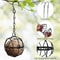 Metal Suet Ball Bird Feeder With Hanging Chain SquirrelResistant Outdoor Garden Bird Feeder 0