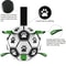 Damaly Interactive Dog Soccer Ball Toy With Grip Ring Durable BiteResistant Fetch Training Ball F 5