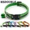 2Pack Reflective Adjustable Cat Small Dog Collar With Bell Safety Pet Collar Set 0