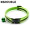 2Pack Reflective Adjustable Cat Small Dog Collar With Bell Safety Pet Collar Set 7