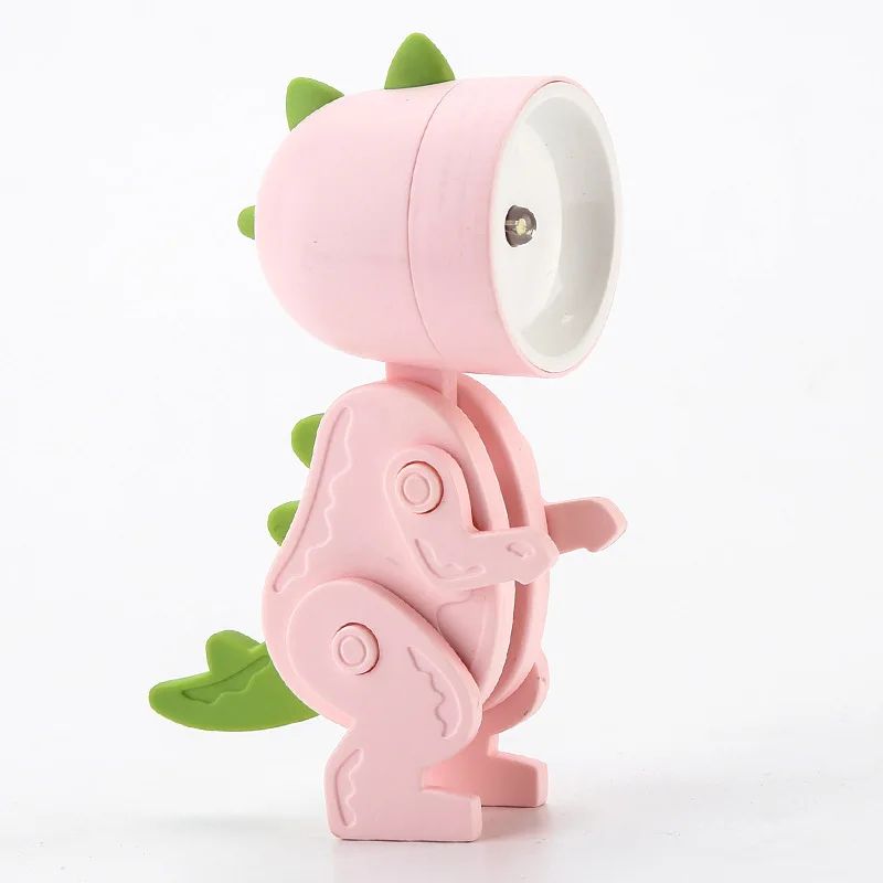 Mini Cartoon Folding LED Desk Lamp Adjustable Dimmable Battery Powered Night Light 12