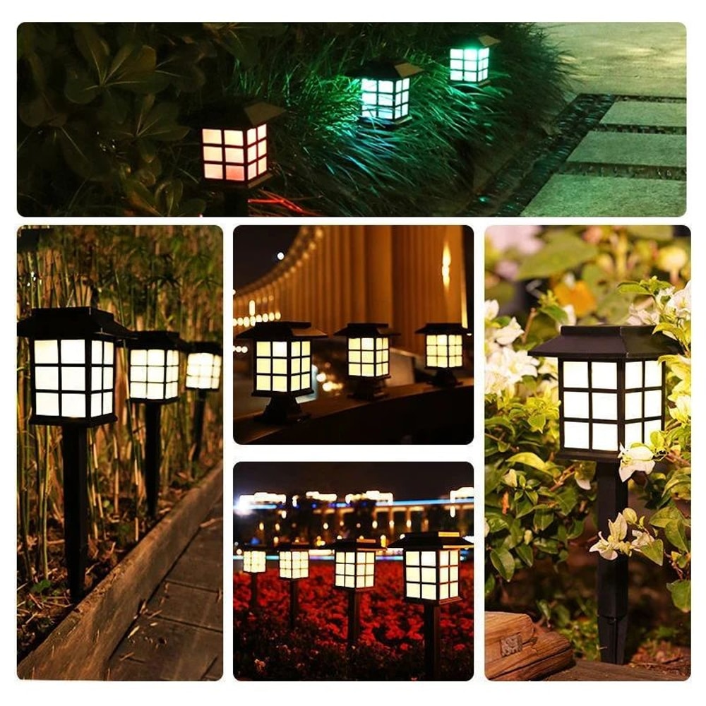 8Pack Solar Pathway Lights Outdoor Waterproof LED Garden Landscape Walkway Lights 4