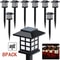 8Pack Solar Pathway Lights Outdoor Waterproof LED Garden Landscape Walkway Lights 0