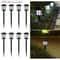 8Pack Solar Pathway Lights Outdoor Waterproof LED Garden Landscape Walkway Lights 7