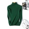 Autumn Winter Womens Ribbed Turtleneck Knit Sweater Slim Fit Soft Warm Pullover 24