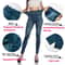 Miss Moly High Waist Faux Denim Jeggings Womens Slim Fit Stretch Jean Leggings 0