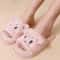 Cute Cartoon Cat Plush Fur Slippers Womens Open Toe NonSlip Indoor House Slides 0
