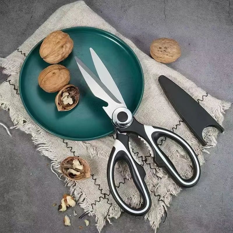 Heavy Duty Stainless Steel Kitchen Scissors Multifunction Poultry Fish Vegetable Shears 6