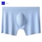 Mens Ice Silk Seamless Boxer Briefs Breathable Antibacterial Lightweight Underwear 9