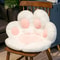 Kawaii Cat Paw Plush Floor Cushion Soft Stuffed Chair Sofa Seat Pad 0