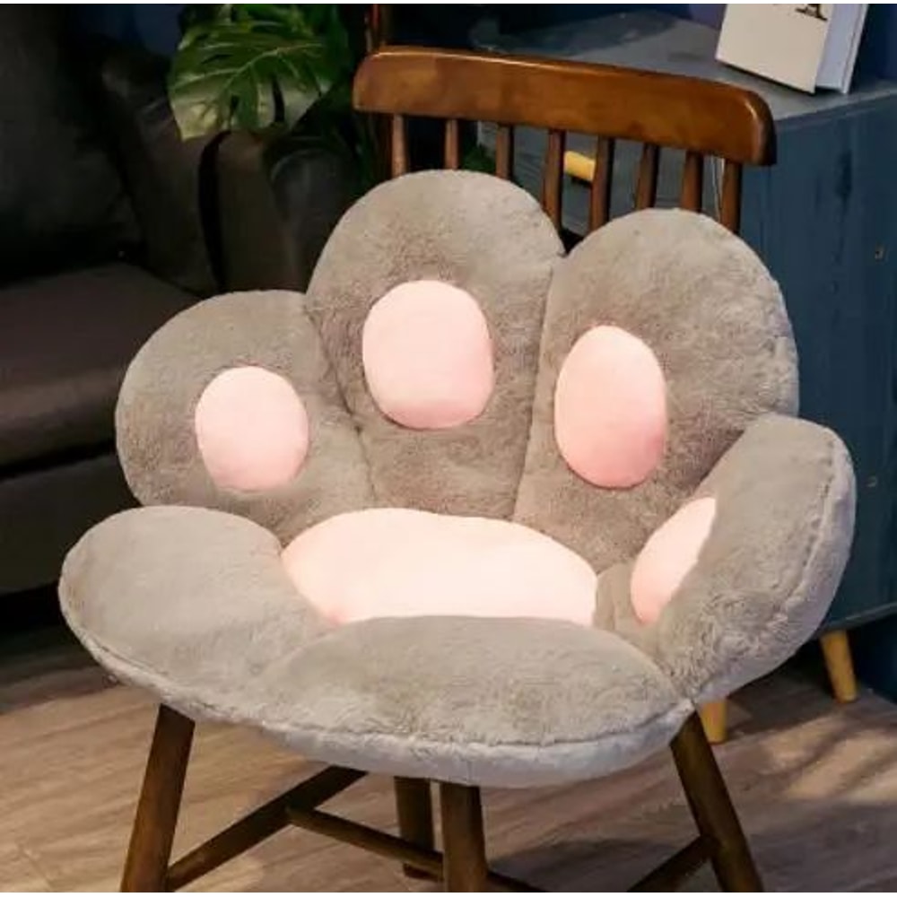 Kawaii Cat Paw Plush Floor Cushion Soft Stuffed Chair Sofa Seat Pad 8
