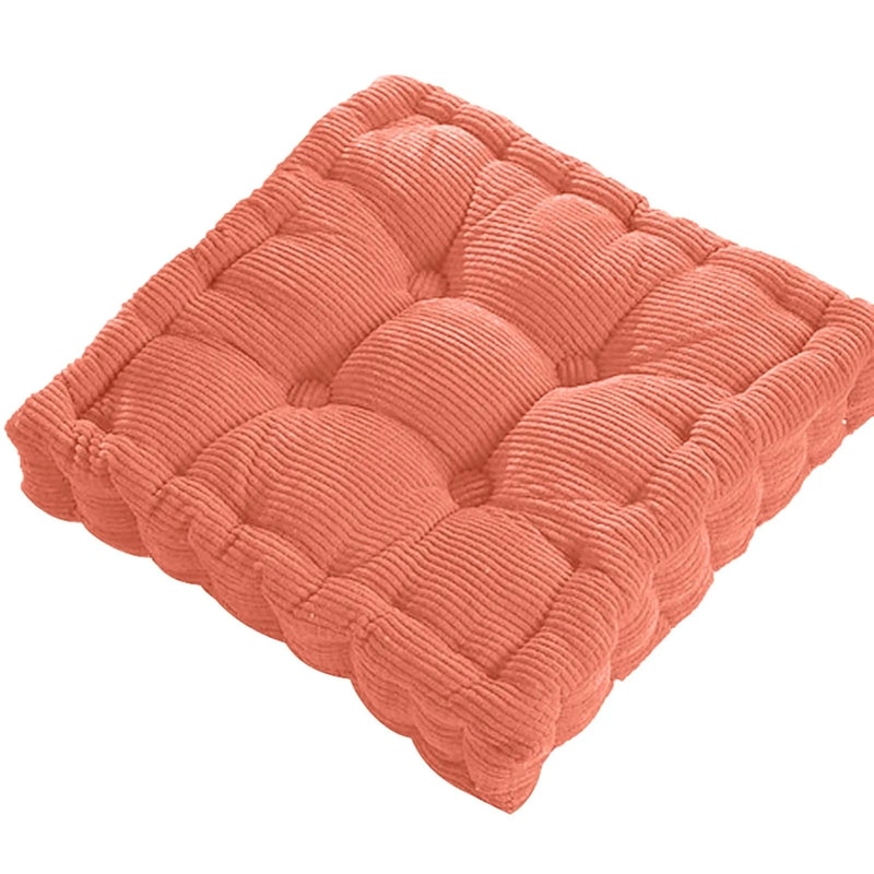 Tufted Meditation Floor Cushion Thick Cotton Square Yoga Chair Seat Pillow 7