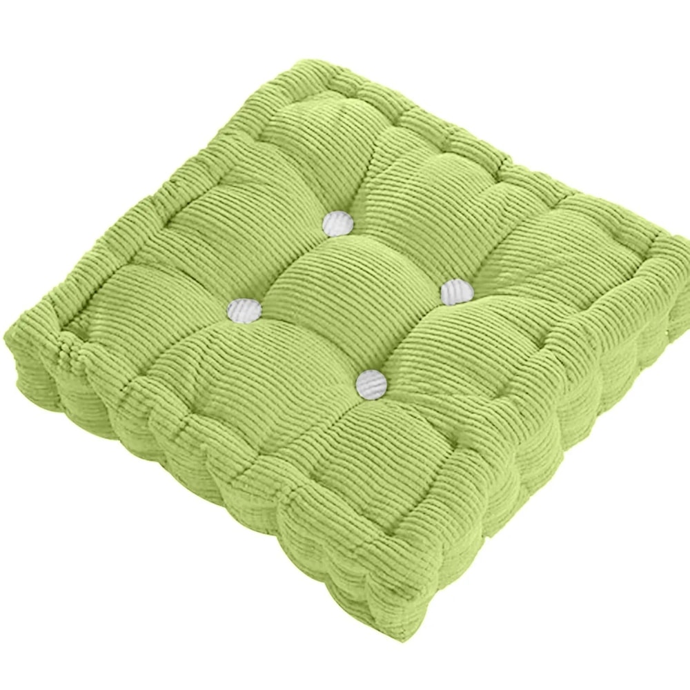 Tufted Meditation Floor Cushion Thick Cotton Square Yoga Chair Seat Pillow 13