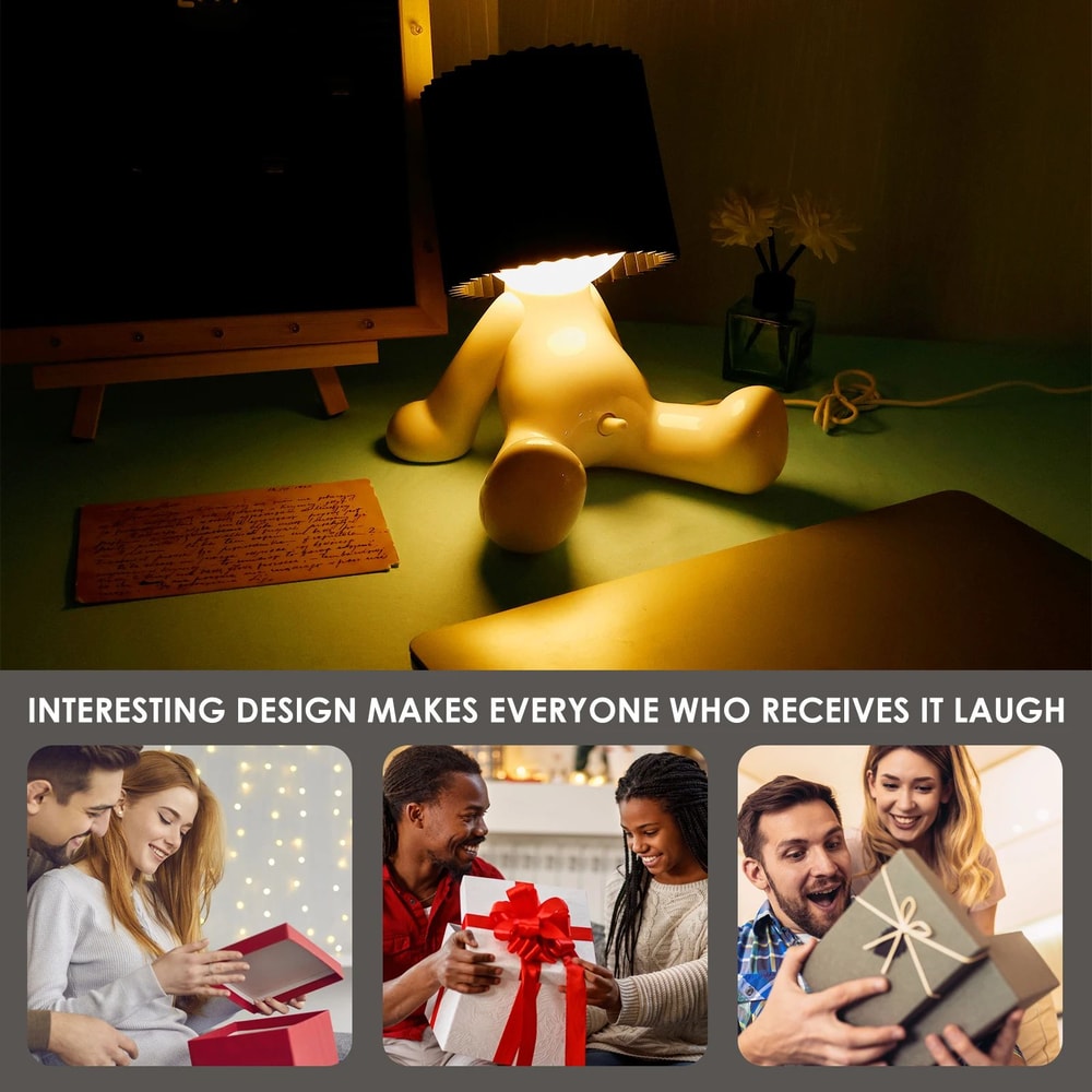 Creative Shy Boy Table Lamp Funny Naughty Boy Night Light For Bedroom Desk Decor 2