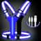 USB Rechargeable LED Reflective Running Vest High Visibility Safety Gear For Night Running Cyclin 8