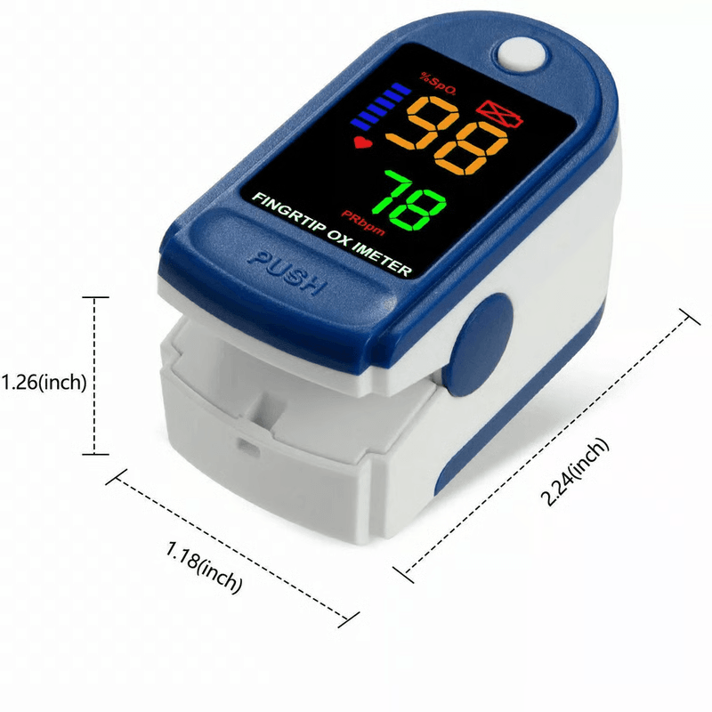 Digital Fingertip Pulse Oximeter Oxygen Saturation Heartbeat Monitor 2
