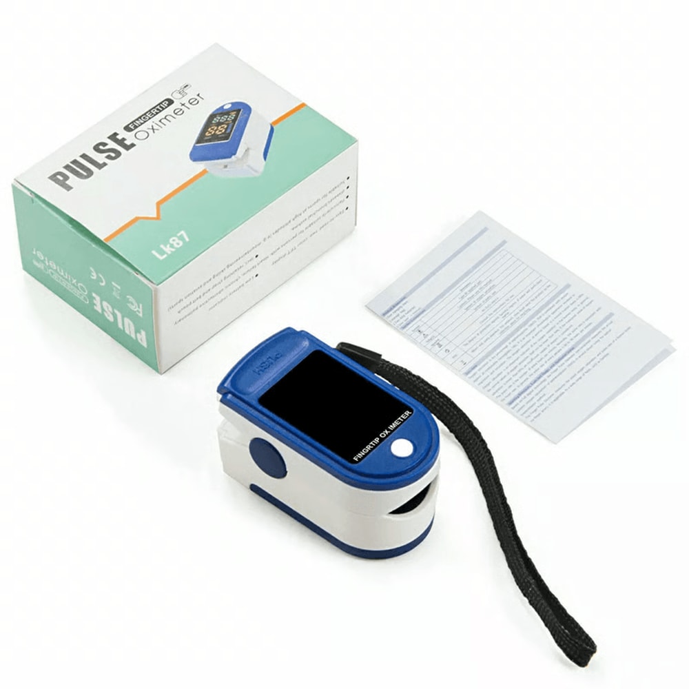 Digital Fingertip Pulse Oximeter Oxygen Saturation Heartbeat Monitor 4