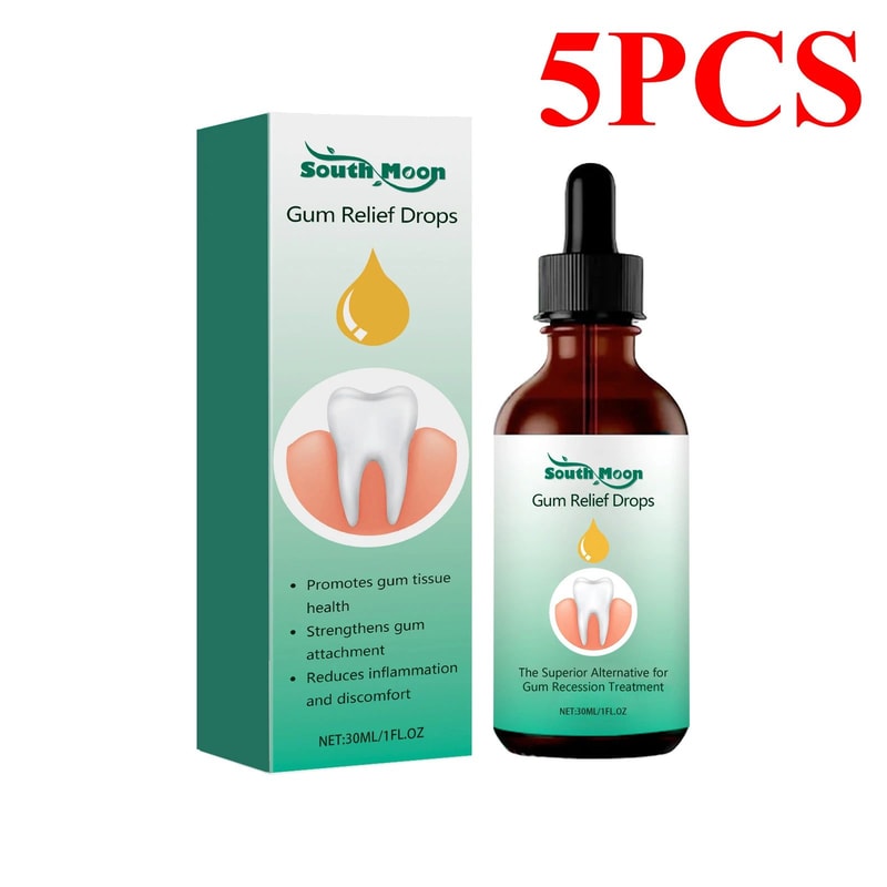 Gum Repair Oral Care Drops Receding Gum Relief Teeth Strengthening Serum 9