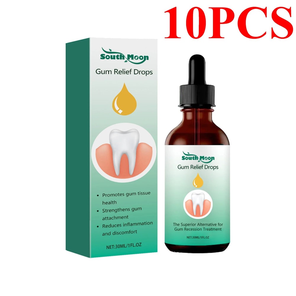 Gum Repair Oral Care Drops Receding Gum Relief Teeth Strengthening Serum 10