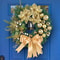 157in Christmas Wreath With Lantern Bow Festive Front Door Holiday Garland 0
