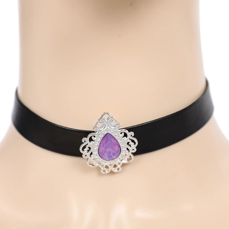 Fantasia Zorumira Devil Cosplay Jewelry Set Anime Choker Earrings Costume Accessories 3