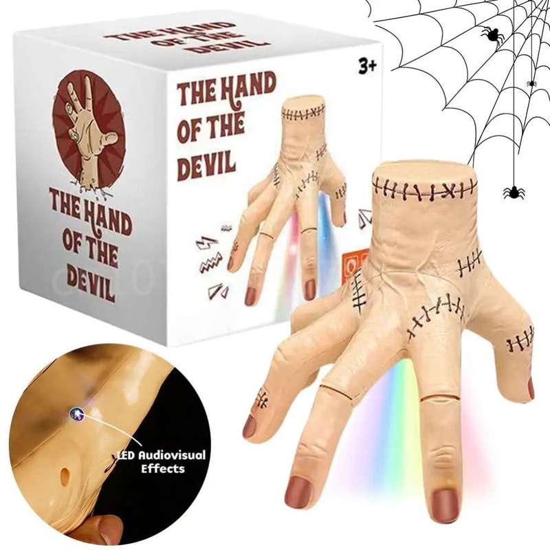 Electric Crawling Halloween Hand Prop With Sound Light Motion Sensor Scary Thing Hand Decoration 2