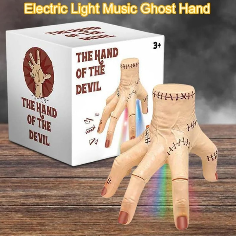 Electric Crawling Halloween Hand Prop With Sound Light Motion Sensor Scary Thing Hand Decoration 5
