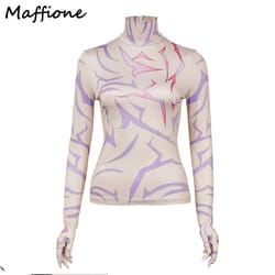 korean devil idol cosplay tattoo top costume set with gloves – k-pop stage outfit halloween disguise