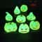 Mini Luminous Halloween Pumpkin Ghost Resin Ornament Micro Landscape DIY Decoration 5