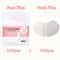 Disposable PE Facial Mask Wrap Neck Film Sheets Skin Care Absorption Beauty Mask Covers 100PCS 3