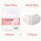 Disposable PE Facial Mask Wrap Neck Film Sheets Skin Care Absorption Beauty Mask Covers 100PCS 3
