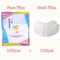 Disposable PE Facial Mask Wrap Neck Film Sheets Skin Care Absorption Beauty Mask Covers 100PCS 8