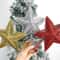Glittering Hollow Star Christmas Tree Topper 3D Gold Holiday Tree Decoration 1